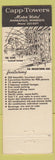 Matchbook Cover - Capp Towers Motor Hotel Minneapolis MN