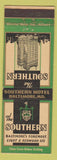 Matchbook Cover - Southern Hotel Baltimore MD