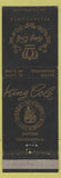 Matchbook Cover - King Cole Restaurants Dayton Indinapolis IN WEAR