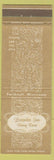 Matchbook Cover - Lavender Inn Restaurant Faribault MN