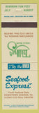 Matchbook Cover - Tully's Grille Room Sharon PA Seafood