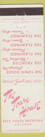 Matchbook Cover - The Town House Chicago IL Flamingo Tucson AZ Yuma Phoenix