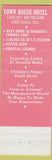 Matchbook Cover - The Town House Chicago IL Flamingo Tucson AZ Yuma Phoenix