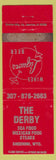 Matchbook Cover - Derby Mexican Restaurant Shoshoni WY