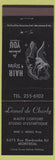 Matchbook Cover - Lionel De Charly Beauty Salon Montreal QC girlie