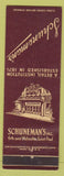 Matchbook Cover - Schnuneman's Store ST Paul MN