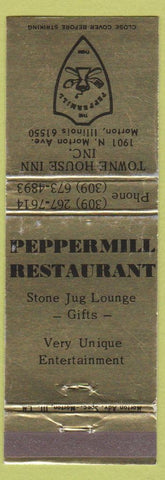 Matchbook Cover - Peppermill Restaurant Morton IL