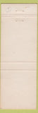 Matchbook Cover - Arden Coiffeur Salon Oradell NJ WORN STAINED