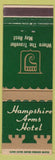 Matchbook Cover - Hampshire Arms Hotel Minneapolis MN