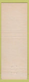 Matchbook Cover - Hotel Gramercy Park NEW York City