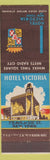 Matchbook Cover - Hotel Victoria New York City