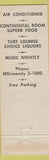 Matchbook Cover - Park Crest Camden NJ restaurant