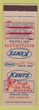 Matchbook Cover - Kents Steak Seafood Atlantic City NJ lobster