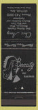 Matchbook Cover - Chez Amy Beauty Salon Stettler AB girlie