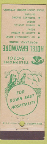 Matchbook Cover - Hotel Graymore Portland ME