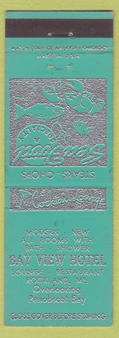 Matchbook Cover - Bay View Hotel Penobscot Bay Camden? ME