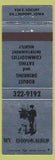 Matchbook Cover - My Brokers Restaurant Davenport IA