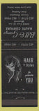 Matchbook Cover - Bill and George Haute Coiffure Montreal QC Salon girlie