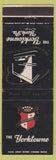 Matchbook Cover - The Yorktowne Hotel York PA