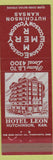 Matchbook Cover - Hotel Leon Hutchinson KS