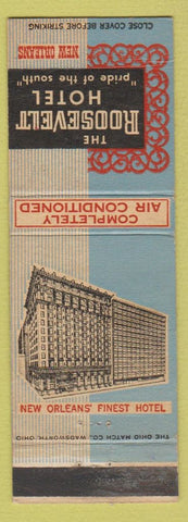 Matchbook Cover - Roosevelt Hotel New Orleans LA