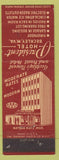 Matchbook Cover - President Hotel Beckley WV WEAR
