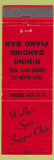 Matchbook Cover - Wally's Spot Supper Club Green Bay WI