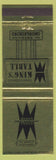 Matchbook Cover - King's Table Smorgasbord CHAIN KY OH WV