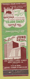Matchbook Cover - Jung Hotel New Orleans LA WEAR