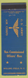 Matchbook Cover - Officers' Mess Bolling Field Washington DC US Army