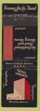 Matchbook Cover - Hotel Lassen Wichita KS Radio KANS WEAR