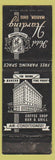 Matchbook Cover - Hotel Harding Marion OH WEAR