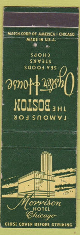 Matchbook Cover - Morrison Hotel Chicago IL WEAR