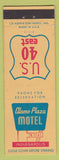Matchbook Cover - Alamo Plaza Motel Indianapolis IN