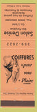 Matchbook Cover - Salon Denise Ste Perpetue QC girlie