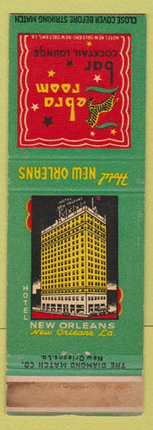 Matchbook Cover - Hotel New Orleans LA Zebra Room