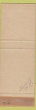 Matchbook Cover - Hotel New Orleans LA Zebra Room