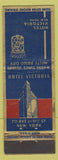 Matchbook Cover - Hotel Victoria New York City