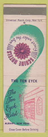 Matchbook Cover - Ten Eyck Hotel Albany NY