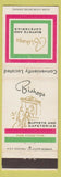 Matchbook Cover - Bishops Cafeterias Cedar Rapids Davenport Des Moines IA