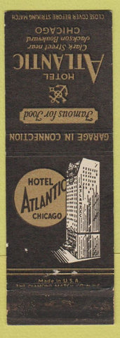 Matchbook Cover - Hotel Atlantic Chicago IL