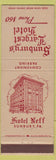 Matchbook Cover - Hotel Neff Sunbury PA