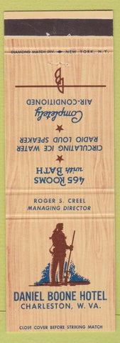 Matchbook Cover - Daniel Boone Hotel Charleston WV