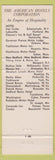Matchbook Cover - Daniel Boone Hotel Charleston WV