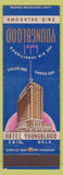 Matchbook Cover - Hotel Youngblood Enid OK