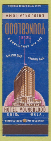 Matchbook Cover - Hotel Youngblood Enid OK