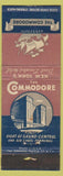 Matchbook Cover - Commodore Hotel New York City WEAR