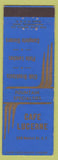 Matchbook Cover - Cafe Lucerne San Francisco CA