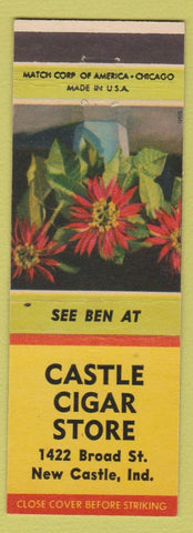 Matchbook Cover - Castle Cigar Store New Castle IN