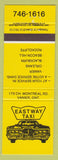 Matchbook Cover - Eastway Taxi Vanier ON Orleans Blackburn